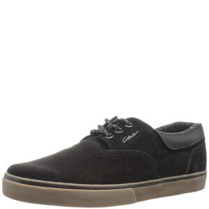 C1RCA Men's Valeo SE Skateboarding Shoe, Black/Gum, 6 M US